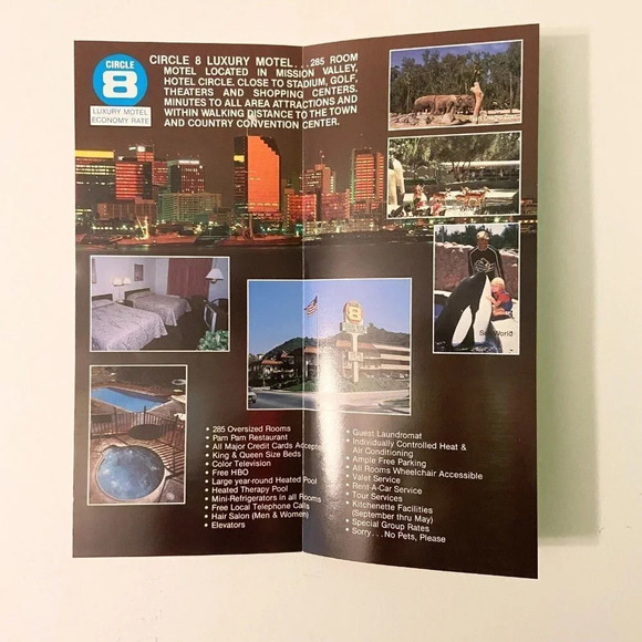 Vintage Lot of 6  San Diego Brochures Park Zoo Hotel Museum Pamphlets - Picture 5 of 16